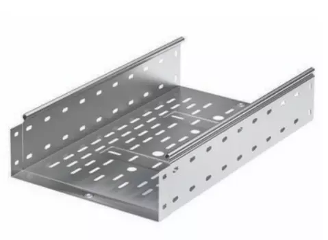 Лоток листовой перфорированный DKC 35337HDZ (ШxВxД) 600x100x2000 мм, сталь, горячеоцинкованная, "S5 Combitech" (уп/2 шт)