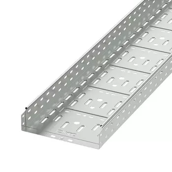 Лоток листовой перфорированный DKC 35344ZL (ШxВxД) 300x100x3000 мм, сталь, цинк-ламель, "S5 Combitech" (уп/4 шт)