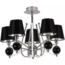 Люстра HIPER H809-5 5*E27 60Вт черный/хром