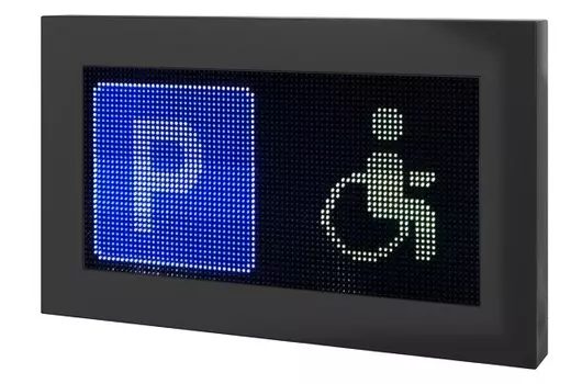 Маяк световой HostCall MP-760WC программируемый трехцветный для слабовидящих (красный, синий, зеленый). С помощью компьютера можно выводить любую надп