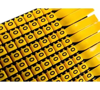 Маркер на кабель DKC MKCOS1 сечением 0,5-1,5мм символ „O”, "Mark" (уп/200 шт)