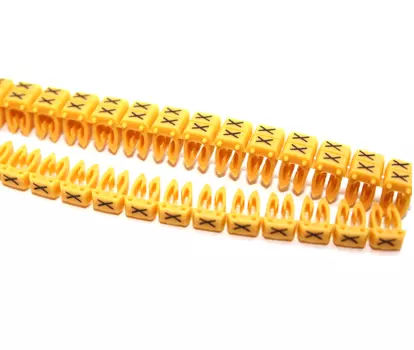 Маркер на кабель DKC MKCXS3 сечением 4-6мм символ „X”, "Mark" (уп/160 шт)