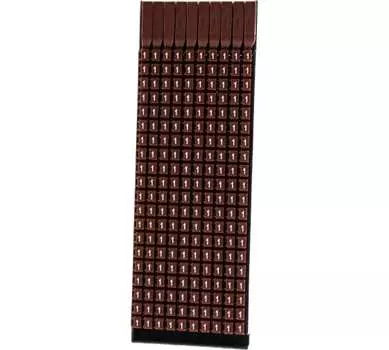 Маркер на кабель DKC MKF1S3 сечением 4-6мм символ „1”, "Mark" (уп/160 шт)