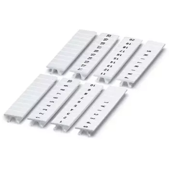 Маркировка для клемм DKC NUPUTUK-5-1-10V ширина 5 мм, от 1 до 10, вертикальная ориентация , 1 шт. = полоса из 10 маркеров, "Nuputuk"