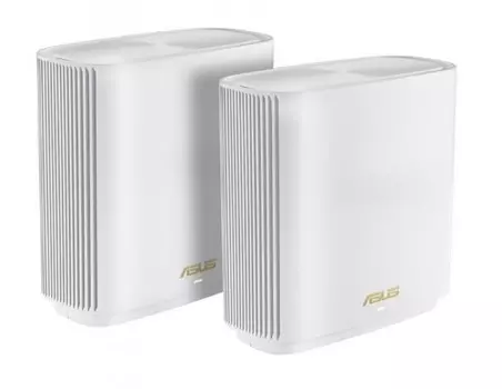 Маршрутизатор ASUS 90IG0740-MO3B40 XT9(W-2-PK) 2 access point, 802.11b/g/n/ac/ax, 574 + 4804Mbps, 2,4 + 5 gGz, white