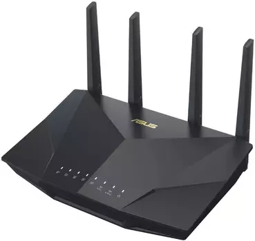 Маршрутизатор ASUS 90IG0860-MO9B00 RT-AX5400 AX5400 Dual Band WiFi 6 (802.11ax) Extendable Router, AiProtection Pro Network Sec