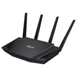 Маршрутизатор ASUS RT-AX58U 90IG04Q0-MO3R10 802.11b/g/n/ac/ax, до 2402 + 574Mbps, 2,4 + 5 гГц, 4 антенны, USB