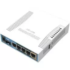 Маршрутизатор Mikrotik RB962UiGS-5HacT2HnT hAP AC, Wireless Router (802.11a/b/g/n/ac, 4UTP 10/100/1000Mbps, 1WAN, 1SFP, 1xUSB, 2.5dBi
