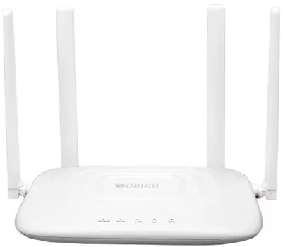 Маршрутизатор ORIGO OWR1230ACG/A1A гигабитный Wi-Fi AC1200, 2.4/5ГГц, 1000Base-T WAN, 3x1000Base-T LAN