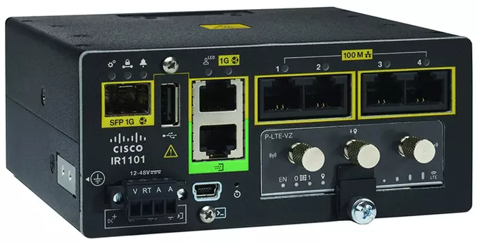 Маршрутизатор промышленный Cisco IR1101-K9 IR1101 Industrial Integrated Services Router Rugged