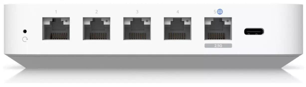 Маршрутизатор Ubiquiti UCG-Ultra Compact Cloud Gateway with 30+ UniFi device / 300+ client support, 1 Gbps IPS routing, and multi-WAN load balancing
