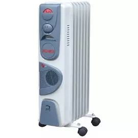 Масляный обогреватель Ресанта ОМ-7НВ 1.9 кВт, с тепловентилятором