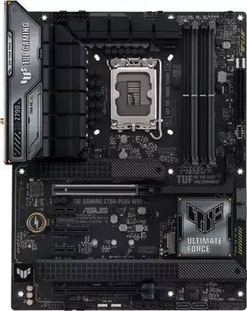 Материнская плата ASUS TUF GAMING Z790-PLUS WIFI 90MB1D80-M1EAY0 (LGA1700, Z790, 4*DDR5 (7200), 4*SATA 6G RAID, 4*M.2, PCIe, 2.5Glan, WiFi, BT, HDMI,