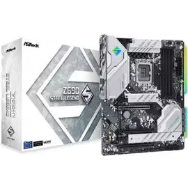 Материнская плата ATX ASRock Z690 STEEL LEGEND (LGA1700, Z690, 4*DDR4, AC`97, 8ch(7.1), 2.5Glan RAID, HDMI, DP)