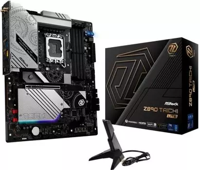Материнская плата ATX ASRock Z890 TAICHI LITE (LGA1851, Z890, 4*DDR5 (9600), 4*SATA, 6*M.2, 8*USB 3.2, 2*USB 2.0, 2*USB Type-C, 2*PCIe x16, HDMI)