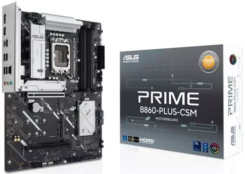 Материнская плата ATX ASUS PRIME B860-PLUS-CSM 90MB1KA0-M0EAYC (LGA1851, B860, 4*DDR5, 4*SATA, 2*M.2, 3*USB 3.2, 4*USB 2.0, USB Type-C, 5*PCIe, DP, HD