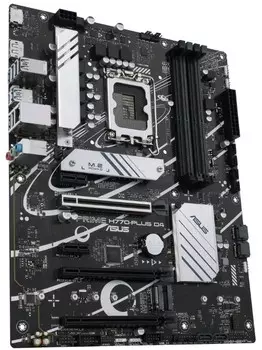 Материнская плата ATX ASUS PRIME H770-PLUS D4 (LGA1700, H770, 4*DDR4, 3*PCIe, 4*SATA, 3*M.2, 2*USB 2.0, 3*USB 3.2, USB Type-C, HDMI, DP)