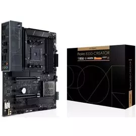 Материнская плата ATX ASUS PROART B550-CREATOR 90MB17L0-M0EAY0 (AM4, AMD B550, 4*DDR4(5100), 4*SATA 6G RAID, 2*M.2, 5*PCIE, 7.1CH, 2*2.5Glan, 2*Thunde