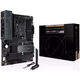 Материнская плата ATX ASUS PROART X570-CREATOR WIFI 90MB18Z0-M0EAY0 (AM4, X570, 4*DDR4(5100), 6*SATA 6G, 3*M.2, 3*PCIE, 7.1CH, 10Glan, 2.5Glan, WiFi,