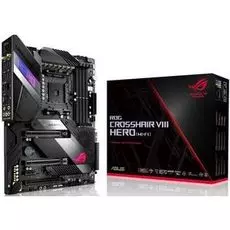 Материнская плата ATX ASUS ROG CROSSHAIR VIII HERO(WI-FI) 90MB10T0-M0EAY0 (AM4,AMD X570,4*DDR4(3600),6*SATA 6G,2*M.2,5*PCI-E,7.1CH,Glan,12*USB3.1/Type