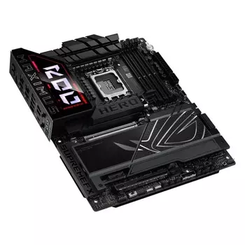 Материнская плата ATX ASUS ROG MAXIMUS Z890 HERO (LGA1851, Z890, 4*DDR5 (8800), 4*SATA, 6*M.2, 8*USB 3.2, USB Type-C, 2*PCIe x16, 2*Thunderbolt 4, HDM
