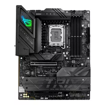 Материнская плата ATX ASUS ROG STRIX B860-F GAMING WIFI (LGA1851, B860, 4*DDR5, 4*SATA, 4*M.2, WiFi, BT, 7*USB 3.2, USB Type-C, 2*PCIe, DP, HDMI)