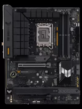 Материнская плата ATX ASUS TUF GAMING H770-PRO WIFI (LGA1700, H770, 4*DDR5 (7200), 4*SATA 6G RAID, 4*M.2, 4*PCIE, 2.5Glan, WiFi, BT, HDMI, DP, USB Typ