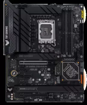 Материнская плата ATX ASUS TUF GAMING Z790-PLUS D4 (LGA1700, Z790, 4*DDR4 (5333), 4*SATA 6G RAID, 4*M.2, 5*PCIE, 2.5Glan, HDMI, DP, 2*USB Type-C, 6*US