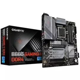 Материнская плата ATX GIGABYTE B660 GAMING X DDR4 (LGA1700, B660, 4*DDR4(4400), 4*SATA 6G RAID, 3*M.2, 3*PCIE, 7.1CH, 2.5Glan, 4*USB 3.2, HDMI/DP)