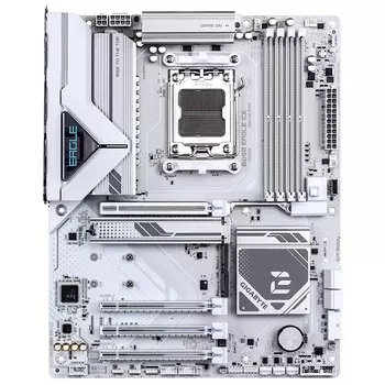 Материнская плата ATX GIGABYTE B850 EAGLE ICE (AM5, AMD B850, 4*DDR5, 4*PCIe, 3*M.2, 4*SATA, WiFi, BT, 4*USB 2.0, 2*USB 3.2, HDMI, DP)