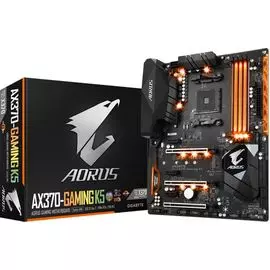 Материнская плата ATX GIGABYTE GA-AX370-Gaming K5 (УЦЕНЕННЫЙ) (AM4,AMD X370,4*DDR4(3200),8*SATA 6G RAID,2*SATA E,M.2,6*PCI-E,GLan,7.1CH,10*USB 3.1/Typ