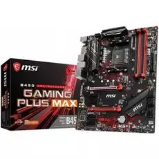 Материнская плата ATX MSI B450 GAMING PLUS MAX Socket AM4, AMD B450, 4xDDR4 2666-3466 МГц, 7.1CH Rea