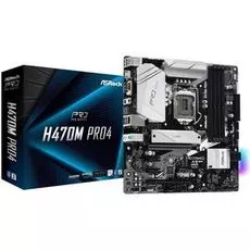 Материнская плата mATX ASRock H470M PRO4