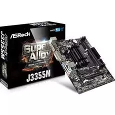 Материнская плата mATX ASRock J3355M Intel Dual-Core J3355 (2*DDR3/DDR3L(1866),2*SATA 6G,PCI-E x16,7.1CH,GLan,2*USB 3.0,HDMI/D-Sub/DVI) RTL