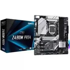 Материнская плата mATX ASRock Z490M PRO4