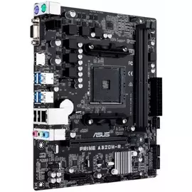 Материнская плата mATX ASUS PRIME A320M-R-SI (AM4,AMD A320,2*DDR4(3200),4*SATA 6G RAID,2*PCI-E,7.1CH,GLan,4*USB 3.1,D-Sub/HDMI) White Box