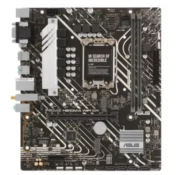 Материнская плата mATX ASUS PRIME H610M-A WIFI (LGA1700, H610, 2*DDR5 (5600), 4*SATA 6G, 2*M.2, 2*PCIE, Glan, WiFi, BT, HDMI, VGA, DP, 2*USB 3.2, 4*US