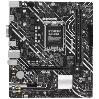 Материнская плата mATX ASUS PRIME H610M-K (УЦЕНЕННЫЙ) (LGA1700, H610, 2*DDR5 (5600), 4*SATA 6G, M.2,