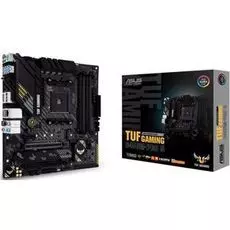 Материнская плата mATX ASUS TUF GAMING B450M-PRO S (AM4, AMD B450, 4*DDR4(4400), 4*SATA 6G RAID, 2*M.2, 3*PCIE, 7.1CH, 2.5Glan, 7*USB 3.2/USB Type-C,