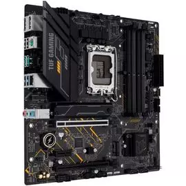 Материнская плата mATX ASUS TUF GAMING B660M-E D4 (LGA1700, B660, 4*DDR4(5333), 4*SATA 6G RAID, 2*M.2, 3*PCIE, 7.1CH, Glan, 4*USB 3.2, HDMI, DP) RTL
