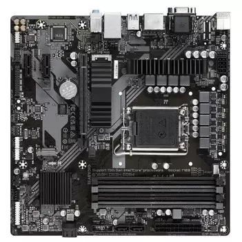 Материнская плата mATX GIGABYTE B760M DS3H AX (LGA1700, B760, 4*DDR5 (4800), 4*SATA 6G RAID, 2*M.2, 3*PCIE, 2.5Glan, WiFi, BT, HDMI, DP, USB Type-C, 3