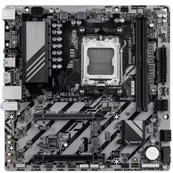 Материнская плата mATX GIGABYTE B840M D2H (AM5, AMD B840, 2*DDR5 (7200), 2*PCIe, 2*M.2, 4*SATA, 2*USB 3.2, 4*USB 2.0, HDMI)