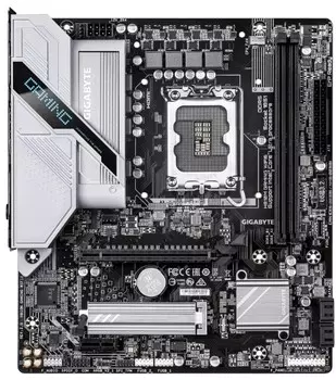 Материнская плата mATX GIGABYTE H810M GAMING WIFI6 (LGA1851, H810, 2*DDR5 (6400), PCIe, M.2, 4*SATA, WiFi, BT, USB 3.2, 5*USB 2.0, HDMI, DP)
