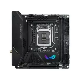 Материнская плата mini-ITX ASUS ROG STRIX Z590-I GAMING WIFI (LGA1200, Z590, 2*DDR4(5133), 4*SATA 6G RAID, 2*M.2, PCIE, 7.1CH, 2.5Glan, WiFi, BT, HDMI
