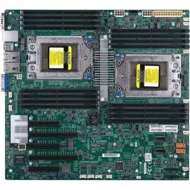 Материнская плата E-ATX Supermicro MBD-H11DSI-O (2*SP3, 16*DDR4 (3200), 10*SATA 6G, M.2, 5*PCIE, 2*Glan, IPMI lan, VGA, COM, 2*USB 3.0, 2*USB 2.0)