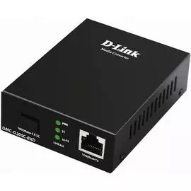 Медиа-конвертер D-link DMC-G20SC-BXU/A1A WDM с 1 портом 100/1000Base-T и 1 портом 1000Base-LX с разъемом SC (Тx: 1310 нм; Rx: 1550 нм) для одномодовог