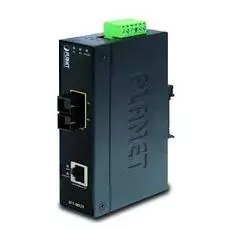Медиа-конвертер Planet IFT-802TS15 промышленный, IP30 Fast Ethernet SC SM-15KM (-40 to 75 degree C) Slim type