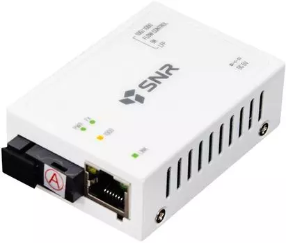 Медиа-конвертер SNR SNR-CVT-1000A 10/100/1000-Base-T / 100/1000Base-FX, Tx/Rx: 1310/1550нм