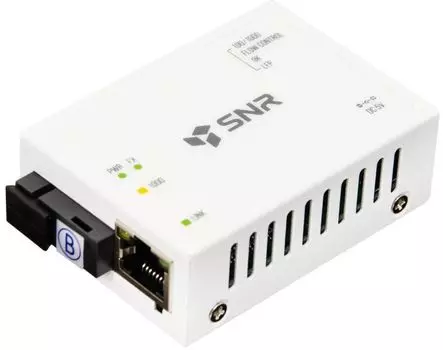 Медиа-конвертер SNR SNR-CVT-1000B 10/100/1000-Base-T / 100/1000Base-FX, Tx/Rx: 1550/1310нм