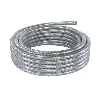 Металлорукав без изоляции DKC 667R5054 из оцинкованной стали, DN 50мм, Dвн 50,5мм, Dнар 54,5мм, IP40, "Cosmec" (уп/25 м)